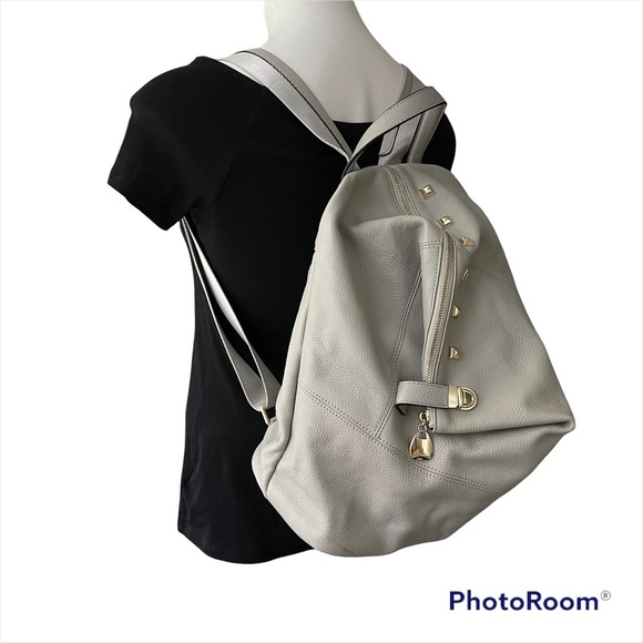 Bostanten Pebble Leather Studded Backpack main image 9